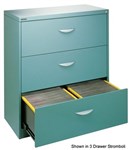 Brownbuilt 3 Drawer Lateral Filing Cabinet Wild Oats