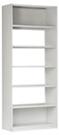Brownbuilt Open Bay Of Shelving Including 5 Shelves Per Bay Silver Grey
