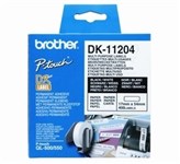Brother Dk11204 MultipurposeReturn Address Labels 17 X 54Mm White Roll 400
