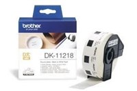 Brother Dk11218 White Round Dye Cut 24Mm