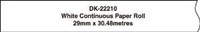 Brother Dk22210 Continuous Tape 29Mm X 3048M White