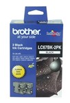 Brother Lc67Bk2Pk Inkjet Cartridge Black Pack 2