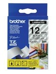 Brother Tze131 Labelling Tape Black On Clear 12Mm X 8M