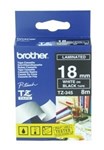 Brother Tze345 Labelling Tape White On Black 18Mm X 8M
