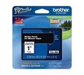 Brother Tze355 Tape24Mm White On Black Laminated