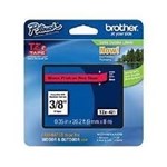 Brother Tze421 Tape9Mm Black On Red Laminated