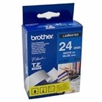 Brother Tze555 Tape24Mm White On Blue Laminated