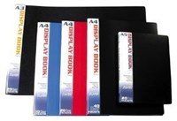 Bantex Display Book Landscape A3 20 Pocket Black