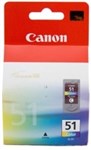 Canon Cl51 Ink Cartridge High Yield Fine Colour