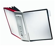 Durable Sherpa  Display System Wall Bracket And 10 Panels Black And Red