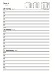 Collins 38M4 Financial Year Diary A5 Week To View Green