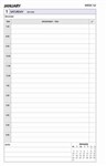 Debden Personal Dayplanner Refill Pr2100 Day To Page
