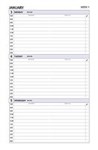 Debden Personal Dayplanner Refill Pr2700 Week To View