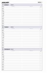 Debden Slimline Dayplanner Refill Sl4700 Week To View