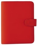 Debden Slimline Sl7015 Dayplanner Pu Snap Closure Week To View 162X82Mm Red