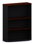Ddk Accent Bookcase 2 Shelves 1200 X 900 X 300Mm RedgumBlack