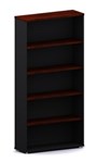 Ddk Accent Bookcase 4 Shelves 1800 X 900 X 300Mm RedgumBlack