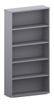 Ddk Accent Bookcase 4 Shelves 1800 X 900 X 300Mm GreyGrey