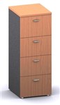 Ddk Accent Filing Cabinet 4 Drawer 465 X 505 X 1200Mm IsBeech