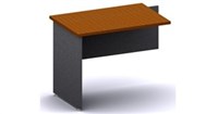Ddk Accent Fixed Empty Desk Return 900 X 450 X 725Mm IsCherrywood