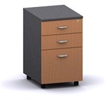 Ddk Accent 2 Drawer And File Mobile Pedestal 406 X 510 X 670Mm IsBeech