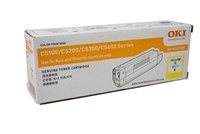 Oki 42127409 C5100  5300 Toner Cartridge Yellow