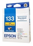 Epson 133 ColourBlack Inkjet Value Pack 4