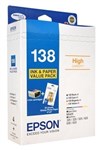 Epson 138 Inkjet Bundle With Paper Pack 4