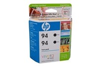 Hp Cc622Aa No 94 Ink Cartridge Black Pack 2