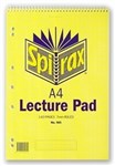 Spirax 905 Top Opening Spiral A4 Lecture Pad 310 X 207Mm 140 Page