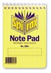 Spirax 560 Top Opening Spiral Note Pad Pocket 96 Page