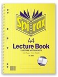 Spirax 598 Side Opening A4 140 Page Lecture Book With Pocket