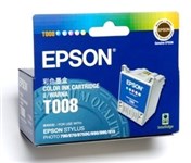 Epson T008 Inkjet Cartridge Colour