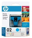 Hp C8771Wa No 02 Ink Cartridge Cyan