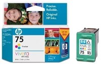 Hp Cb337Wa No 75 Ink Cartridge 4Ml TriColour