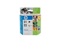 Hp Cc630Aa No 21 Black And No 22 Tri Colour Ink Cartridge Combo Pack