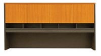 Ys Design Oxley Hu18Dbh Hutch With Doors BeechIronstone