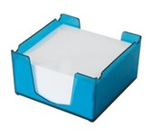 Italplast I 130Ptb Tinted Coloured Memo Cube With Paper Tint Blue