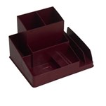 Italplast I 35Bur Desk Organiser Burgundy