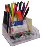 Italplast I 35Clr Desk Organiser Clear