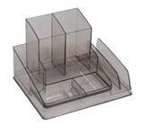 Italplast I 35Smk Desk Organiser Smoke