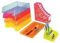 Italplast I 408Fl Plastic Step File Organiser Lime