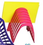 Italplast I 408Fw Plastic Step File Organiser  Watermelon