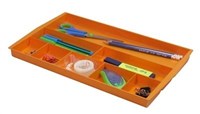 Italplast I 70Fm Drawer Tidy Mandarin