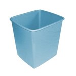 Italplast I 80Tbl Tinted Coloured Tidy Bin 15 Litre Tint Blue
