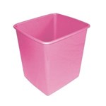 Italplast I 80Tpk Tinted Coloured Tidy Bin 15 Litre Tint Pink