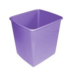 Italplast I 80Tpr Tinted Coloured Tidy Bin 15 Litre Tint Purple