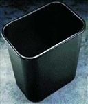 Jastek Plastic Waste Bin 265 Litre Rectangular Black
