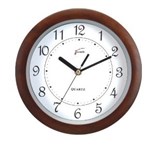 Jastek Round Clock 32Cm Walnut