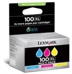 Lexmark No 100Xl Cartridges Colour Pack 3